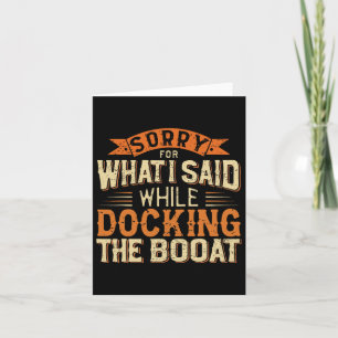 Carte Tee - shirts d'Humours nautiques - Funny Boat Capt