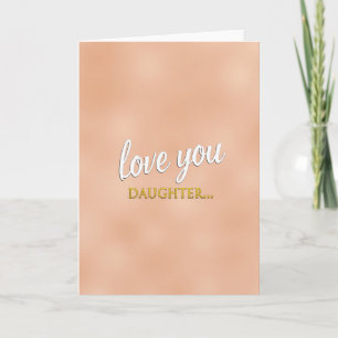 Carte Teintes de Pêche J'aime Ma Fille