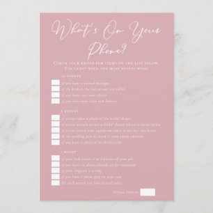 Carte Téléchargement de la Baby Shower Rose pour Mariée