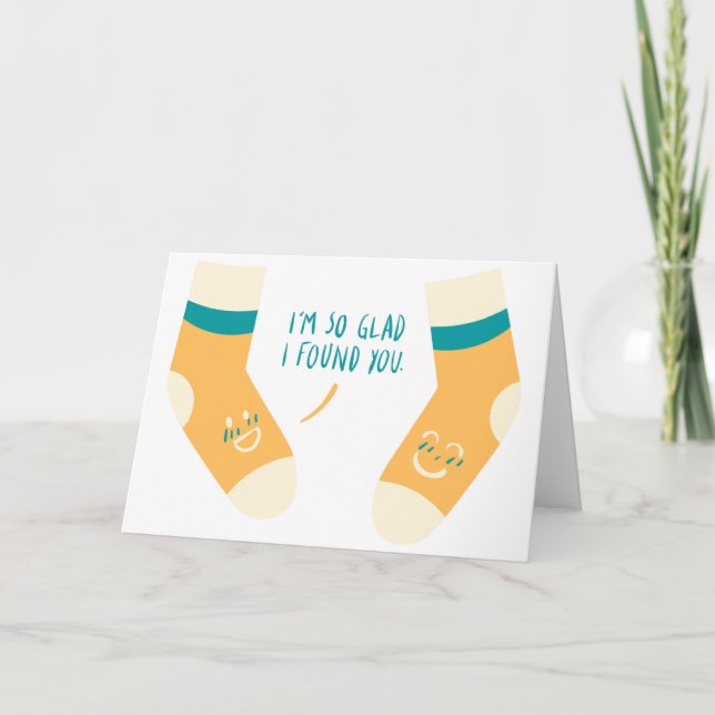 Carte Tellement content de vous avoir trouvé (Devant)