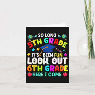 Carte Tellement long 5e année Graduate Enseignant Enfant
