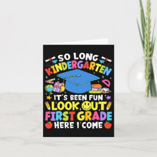 Carte Tellement Long Maternelle Graduation Première Anné