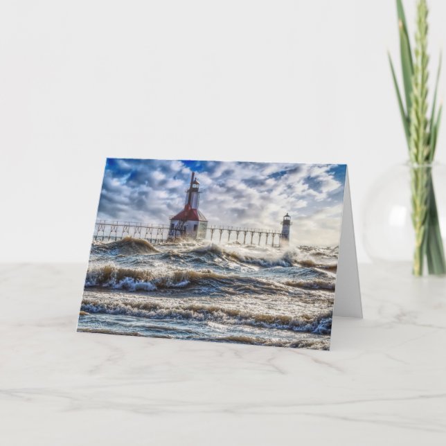 Carte Tempête Au Phare St Joseph (Devant)