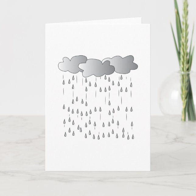 Carte Tempête de pluie (Devant)