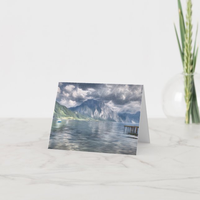 Carte Tempête du lac autrichien (Devant)