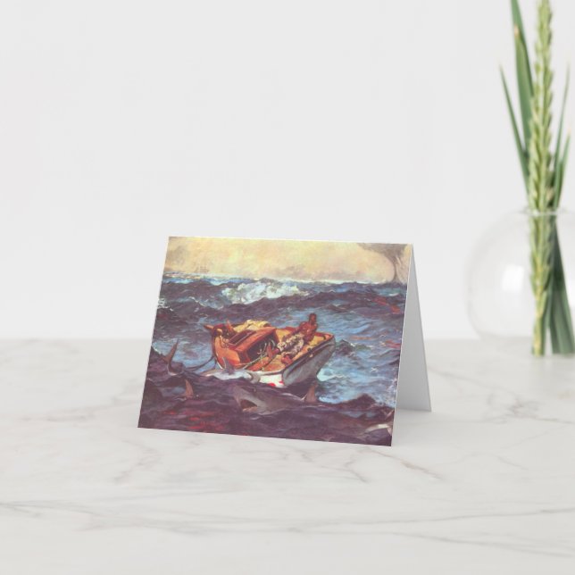 Carte Tempête par Winslow Homer (Devant)