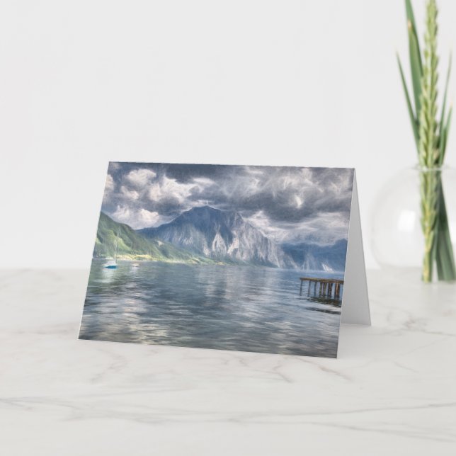 Carte Tempête sur le lac autrichien  (Devant)