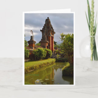 Carte Temple antique de Bali