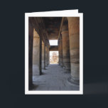 Carte Temple de Louxor, Louxor, Egypte<br><div class="desc">Temple de Louxor,  Louxor,  Carte de voeux d'Egypte. Vous pouvez facilement customiser ce produit gratuitement si vous souhaitez ajouter du libellé ou changer la couleur du arrière - plan.</div>