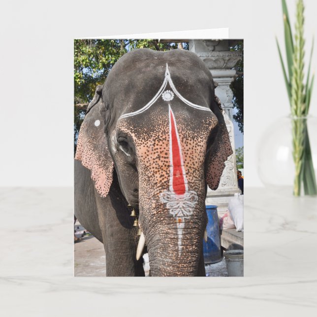 Carte Temple Elephant (Devant)