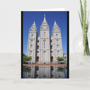 Carte Temple (LDS) mormon à Salt Lake City, Utah