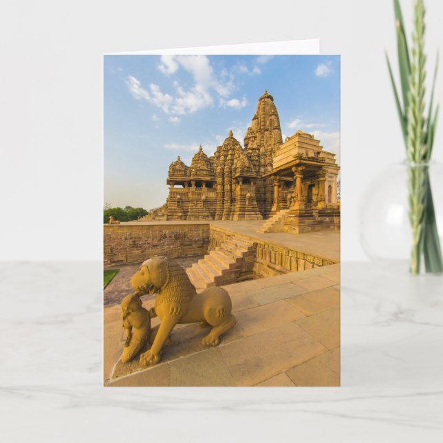 Carte Temples hindous à Khajuraho (Devant)