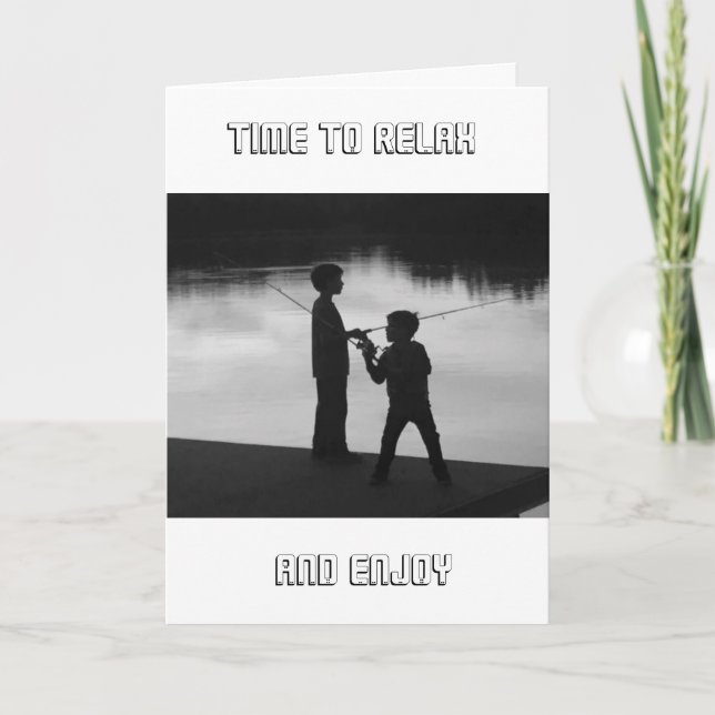 CARTE *TEMPS DE REPOS* ****FÉLICITATIONS DE RETRAITE*** (Devant)