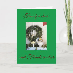 CARTE **TEMPS POUR LES CHERS ET LES AMIS SI CHER** NOËL