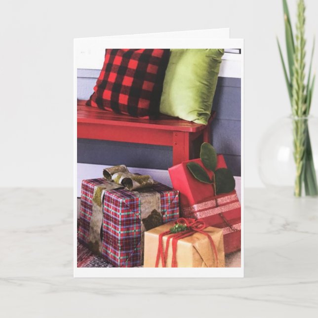 CARTE TEMPS SPÉCIAL DE L'ANNÉE POUR LA FAMILLE ET LES AM (Devant)