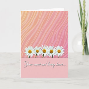 Carte tendre de fête des Mères pêche