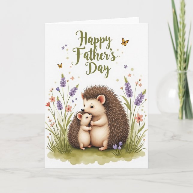 Carte tendre de Fête des Pères (Devant)