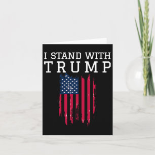 Carte Tenez-Vous Avec Le Soutien De Trump Pro Trump