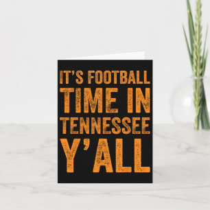 Carte Tennessee Football C'est l'heure du football dans 