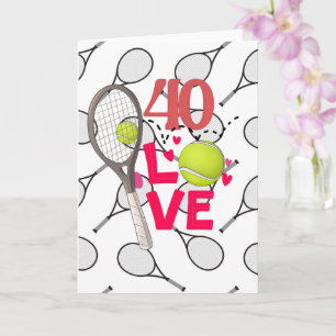 Carte Tennis 40e anniversaire