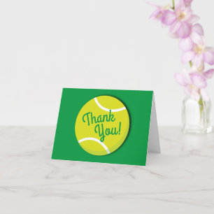 Carte Tennis Anniversaire