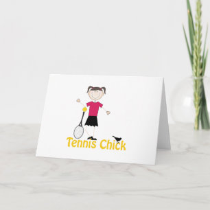 Carte Tennis Chick