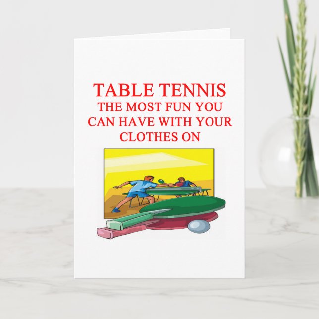 Carte tennis de table (Devant)
