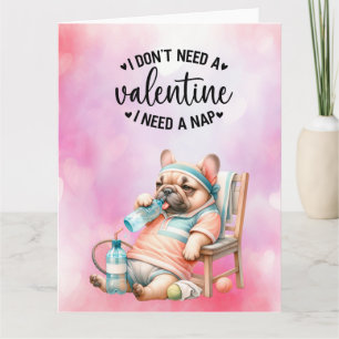 Carte TENNIS Je n'ai pas besoin de la Saint-Valentin