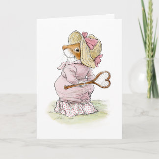 Carte Tennis Match Mouse Love Card