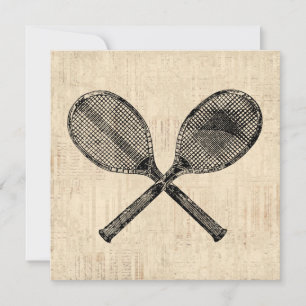 Carte Tennis Rackets Antique Tennis Racquet Livre de Scr