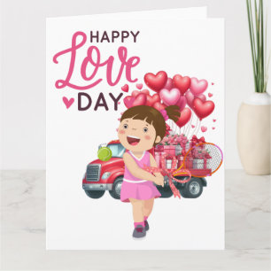 Carte TENNIS Saint-Valentin au joueur avec amour    