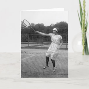 Carte Tennis vintage, années 1920