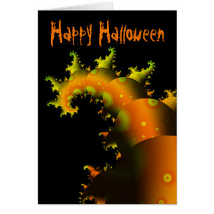 Carte Tentacle Fractal Halloween