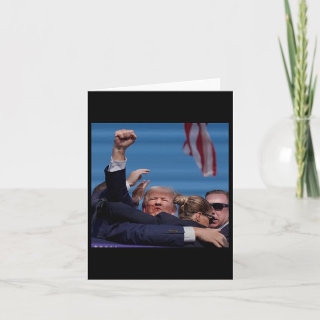 Carte Tentative d'initiation - Trump's Rally Pennsylvani (Devant)