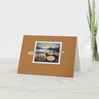 Carte Tentes Pastel au coucher du soleil sur Brown 2 Ins