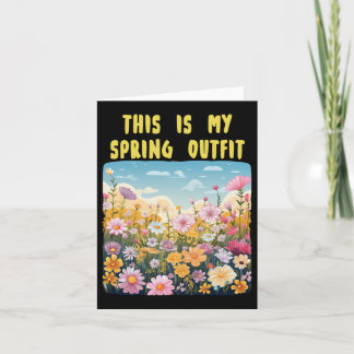 Carte Tenue cool Printemps Pour Garçons Et Filles Longue