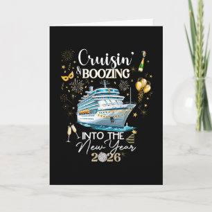 Carte Tenue de croisière en boisson pour la nouvelle ann