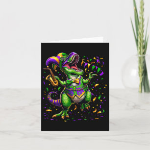 Carte Tenue de défilé de dinosaure Trex Farce de costume