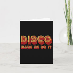 Carte Tenue de disco à roulettes Costume rétro des année
