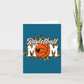 Carte Tenue de jour de match de basketball pour maman de
