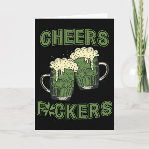 Carte Tenue de la Saint-Patrick Cheers Buveurs de bière