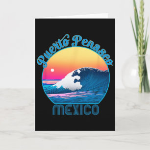 Carte Tenue de souvenir de Puerto Penasco - Retro Puerto
