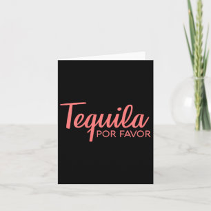 Carte Tequila Por Favor Chemise Cinco De Mayo Boire Tee
