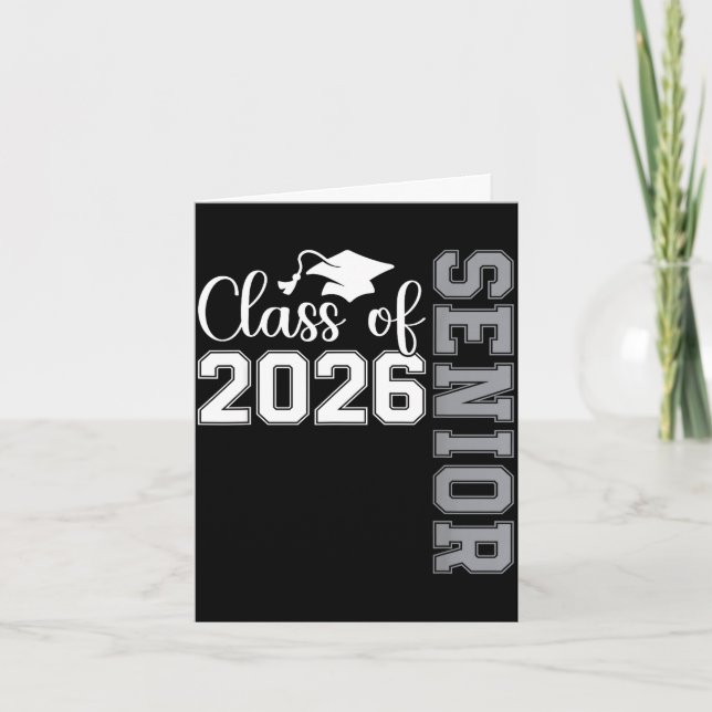 Carte Terminé 2026 promotion 2026 lycée université (Devant)
