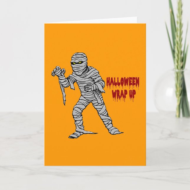 Carte Terminer la boucle d'Halloween de maman (Devant)