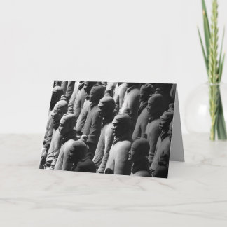 Carte Terracotta Warriors Xian Chine Voyage Photographie