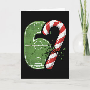 Carte Terrain de football Candy Cane 67 Fêlé Drôle de No