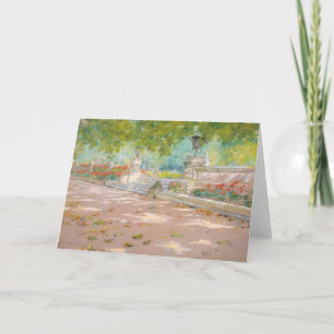 Carte Terrasse, Prospect Park   William Merritt Chase