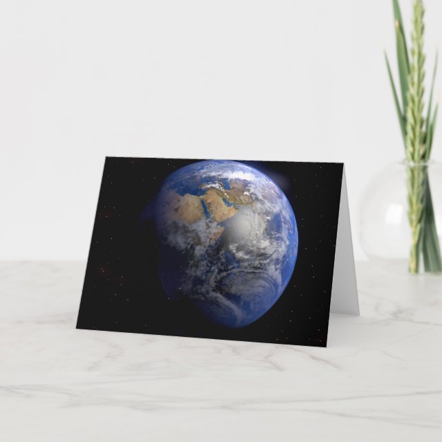Carte Terre bleue depuis l'espace  Inspirant (Devant)