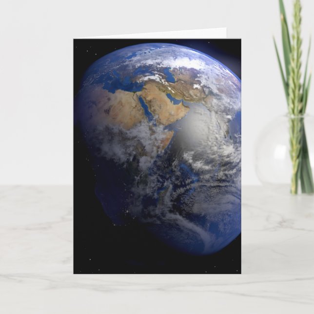 Carte Terre bleue depuis l'espace  Inspirant (Devant)